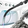Holikme Dryer Vent Cleaner Kit Vacuum Hose Attachment Brush,Black