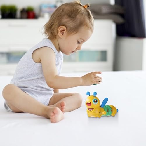 Toysbuddy Wind-Up Caterpillar Crawling Toy for Babies and Toddlers, Educational Learning Activity Toy, No Battery Required - Image 3 thumbnail