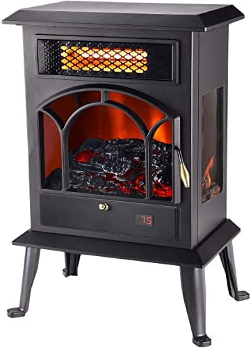 Amazon.com: LifeSmart 3-Element Infrared Stove Heater with Remote Control,  Timer, Adjustable Realistic Flame With or Without Heat, and Overheat Safety  Switch : Home u0026 Kitchen