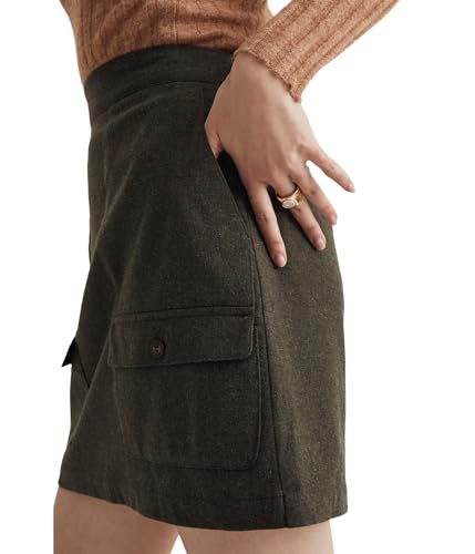 Madewell Wool-Blend Cargo Mini Skirt3