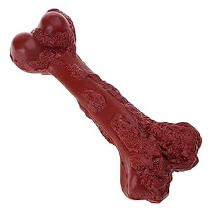 Dog Toy for Aggressive Chewers Rubber Bone Molar Stick Realistic Bone for Large Dogs Chew Toy Teeth