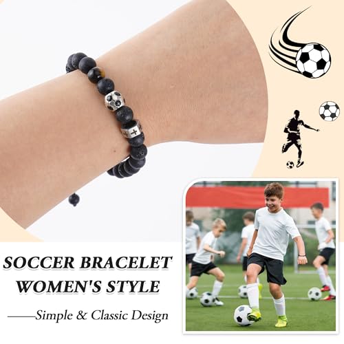 Pulsera deportiva con cruz y cuentas para hombre y mujer miniatura 5
