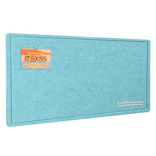 Felt Bulletin Board 35x18 inches, Decorative Pin Board for Home & Office
