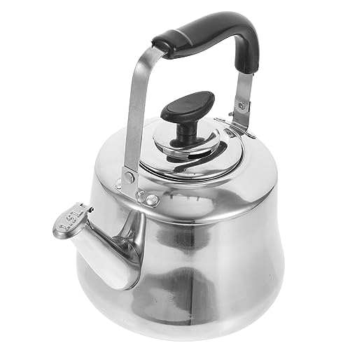 Mipcase Hervidor De Agua Con Silbato Tetera Silbadora Inoxidable Capacidad Para Hogar