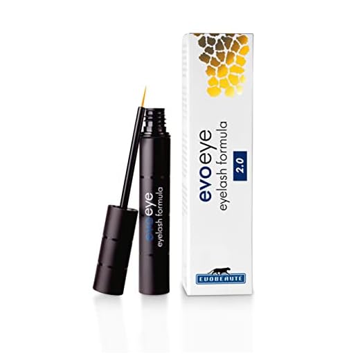 EVOBEAUTÉ evoeye Eyelash Formula 2.0 3 ml I Sérum de pestañas con refuerzo natural para pestañas largas y densas en 6 a 8 semanas