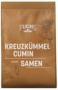 Fuchs Gewürze - Kreuzkümmel ganz | Cumin Samen, ungemahlen | 30 g im Beutel