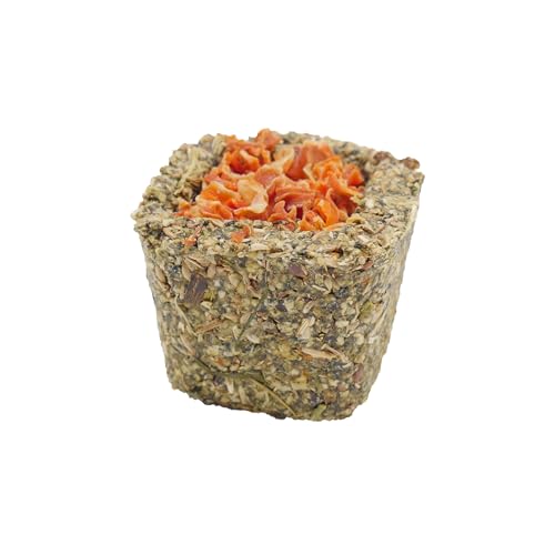 Rosewood Naturals Grainless Nibble Pots, Small Animal Treat and Gnaw Toy for Rabbits, Guinea Pigs, Chinchillas, Degus, Hamsters, Gerbils, Mice and Rats (Pack of 12 Pots) - Image 2