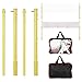 Outdoor Badminton and Volleyball Post with Volleyball Net/Badminton Net Sport Telescopic Posts for Backyard Outdoor & Indoor