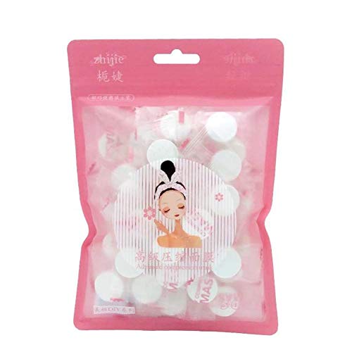 Preisvergleich Produktbild 50 Stück Gesichtsmaske Mini Natur Nichtgewebt Komprimiert Maske DIY Gesundheit Gesichtspflege Maske Zur Pflege Der Haut Facial