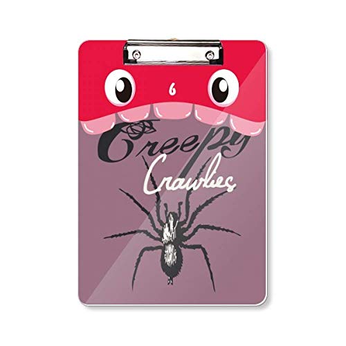 Porte-bloc motif toile d'araignée format A4 pour ranger les feuilles