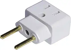 Adaptador Universal 3 para 2 Pinos (Pino Terra) e Pino Grosso 20A | Benjamin Tipo T Reforçado | Bivolt | Solução para Air Fryer, Secador e Micro-ondas