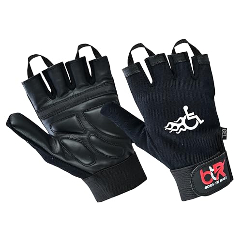 Steel Sweat Weightlifting Gloves - 18 inch Wrist Wrap Support for Workout, Gym and Fitness Training - Best for Men and Women Who Love Weight Lifting - Leather Zed Pro (Black, Medium)