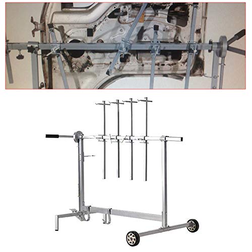 TBVECHI Auto Body Paint Stand Rack, Auto Body Parts Painting Rack Hood Panel Hook Hanger Holder Spray Paint Rack (4 Locking Positions)