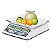 LJFDDY Báscula De Plataforma Básculas Electrónicas Cocina Digital For Alimentos Casera Horneado Pesaje Frutas Multifuncionales Bascula Frutera (Color : Silver)