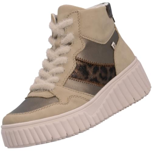 Rieker N2508 baskets montantes femme avec semelle amortissante antistress