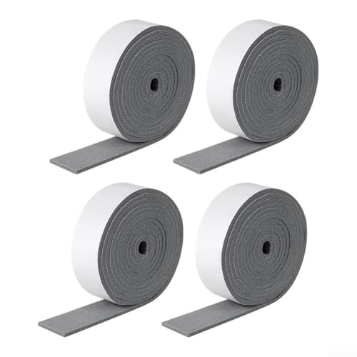 Striscia assorbitore di umidità in vetro per cucina, guarnizione assorbente riutilizzabile con lunghezza personalizzabile, adesivo assorbente in tessuto non tessuto (4 x 200 cm)