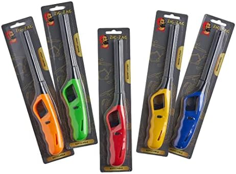 Zig Zag Refillable Utility BBQ Barbeque Lighters | Pack of 5