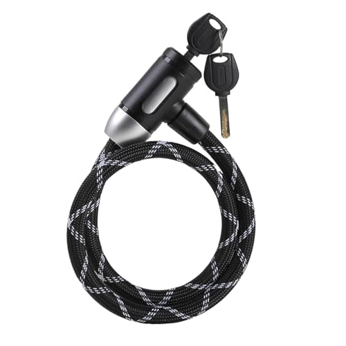 Cable antirrobo impermeable para bicicleta, candado indestructible para bicicleta de montaña, scooter, trail, escuela, exterior, motocicleta, camping, viaje por carretera