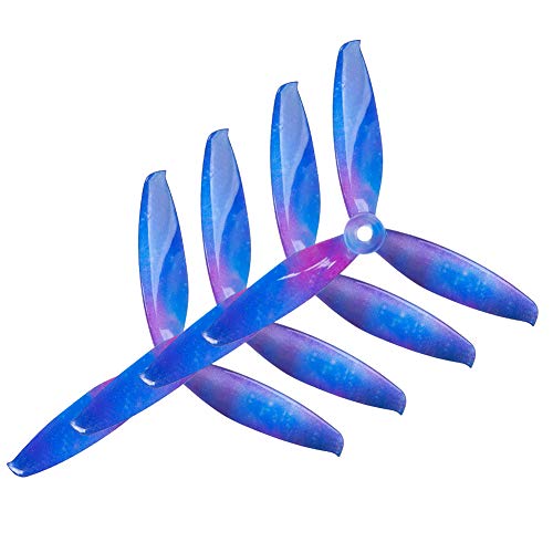 Gemfan 8Pcs 5043 3-Blade Propellers 5 Inch Props (5.0 X 4.3) Cw Ccw For Rc Fpv Drone Quadcopter (Starry) #TOP1