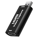 UNTERSTÜTZT MEHRERE BETRIEBSSYSTEME AMP--Optionen für mehrere Erfassungssoftware: Windows10 / Win8.1 / Win8 / Win7-Server und Android, MacOS, AWG26 HDMI Standard Kabel Der USB 2.0 Hochgeschwindigkeitsübertragungs-Anschluss macht es einfacher für Sie Live-Übertragungen über Twitch, YouTube, OBS, Potplayer oder VLC zu schalten.