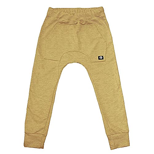 Calça Confortável para Brincar; Cor:Amarelo Tamanho: 06 anos