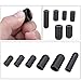 BUSY-CORNER 105 Pieces Vacuum Cap Assortment Kit, Dropper ID 3/8'' 5/16'' 1/4'' 7/32'' 5/32'' 3/16'', Hose Caps Kit for Car Carburetor Manifold