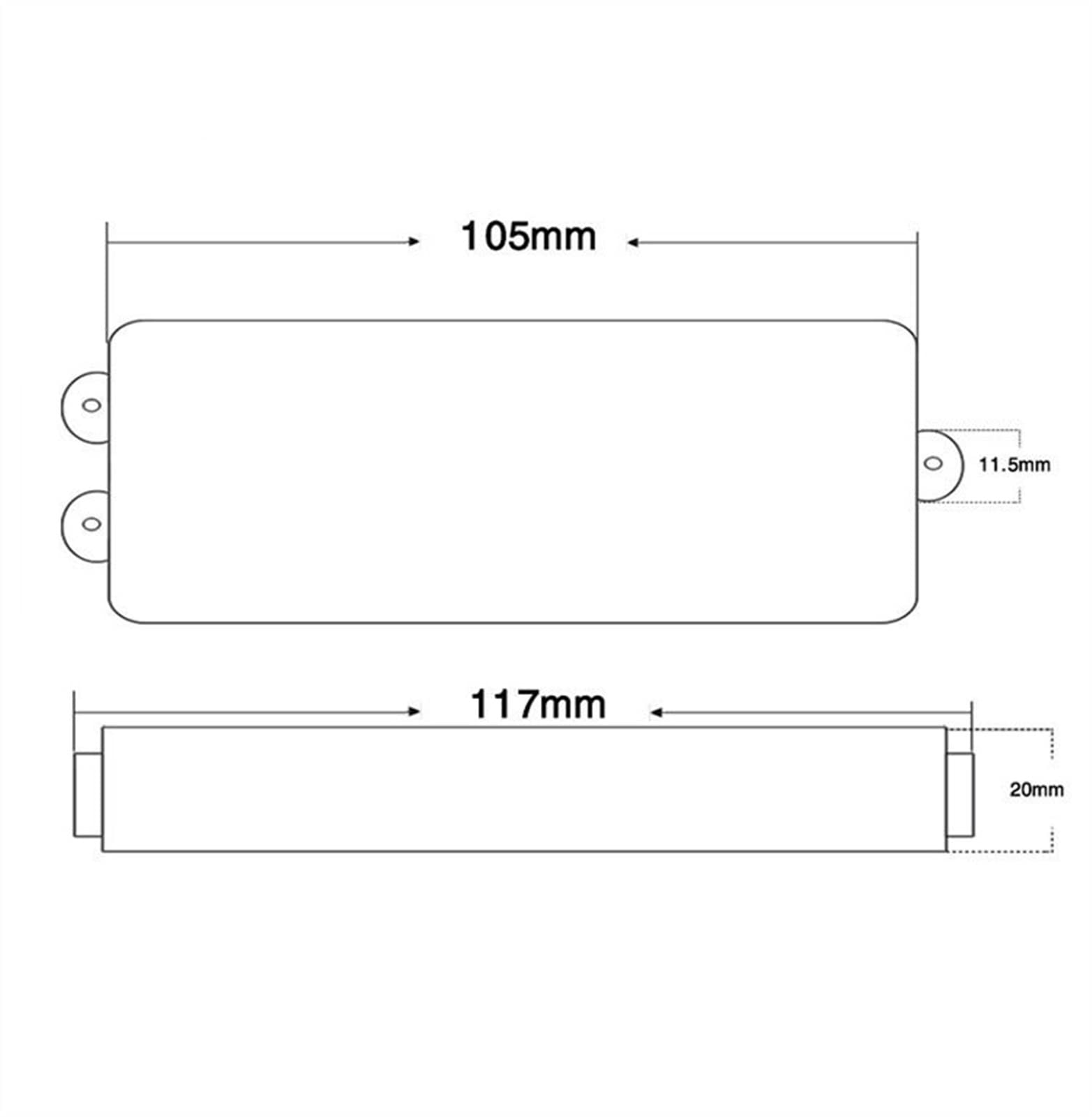 Akcesoria Do Instrumentów Muzycznych Pięć String Bass Closed Electric Guitar Pickup Odbiór gitary elektrycznej