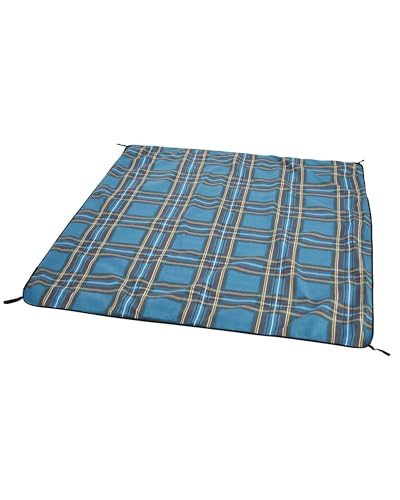 Uquip Picknickdecke Scotty L petrol I 150 x 180 cm I wasserdichte & schmutzabweisende Campingdecke I Outdoordecke für Picknick, Strand, Park, Camping & Reisen I robuste & waschbare Stranddecke