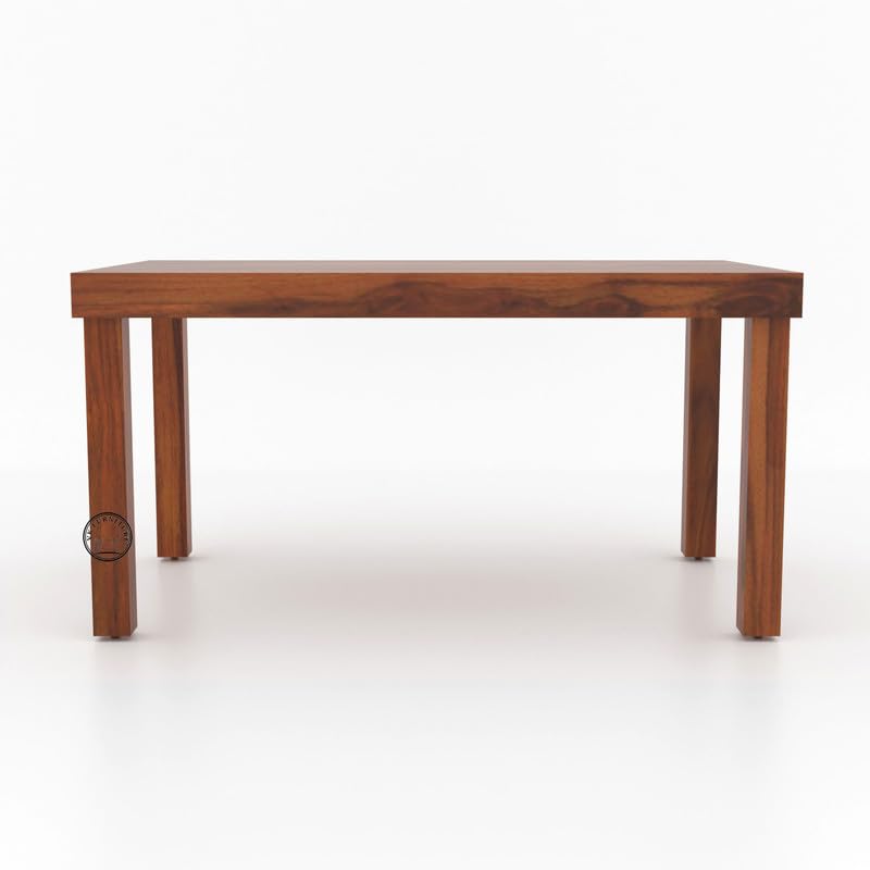 Image of VK Furniture Premium 6 Seater Dining Table Set for Home | Wooden Dining Set with Chairs | Modern Dining Furniture for Living Room & Kitchen | Stylish & Durable Dining Table (6 Seater) (Honey Finish)
