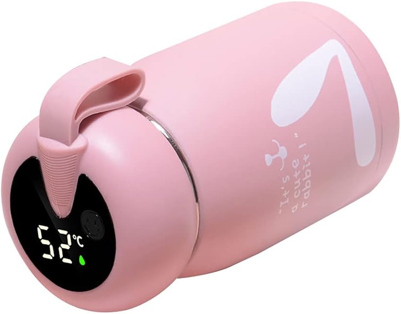 Intelligent Display Temperature Stainless Steel Thermo Cup Strainer Coffee Tea Vacuum Cup Travel Office Water Bottle(black-JoJo's Bizarre Adventure1)