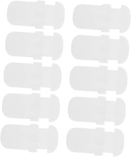 Hemobllo 10 Tapones De Silicona Para Botellas Reutilizables Color Blanco