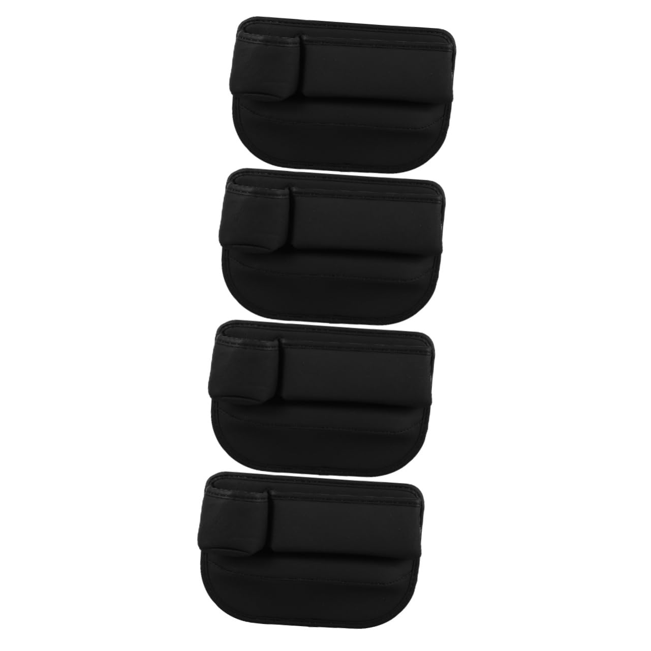 PartyKindom 4piezas Organizador De Almacenamiento Para Espacio Entre Asientos De Coche Caja De Recogida De Grietas Funda De Sintético Fácil Instalación y Mantenimiento Accesorio Automotriz