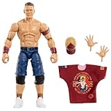 Mattel WWE JGV13 John Cena Elite Collectible 6-Inch Action Figure with Accessories, Series 120, 25 Points of Articulation and Interchangeable Hands, JGV13