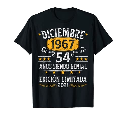 Diciembre 1967 Cumpleaños nacen Diciembre De 1967 Regalo Camiseta