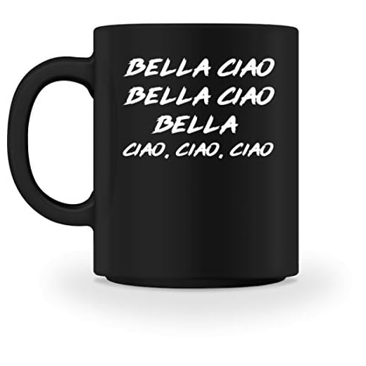 Bella Ciao – 'House' of Geldes Song' text – enkel och rymlig design – mugg