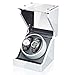 JQUEEN Double Watch Winder with Quiet Japanese Mabuchi Motor (White)