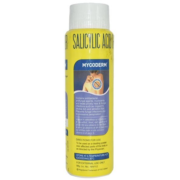 Image of Mycoderm - Bottle of 150 gm Antiseptic Powder
