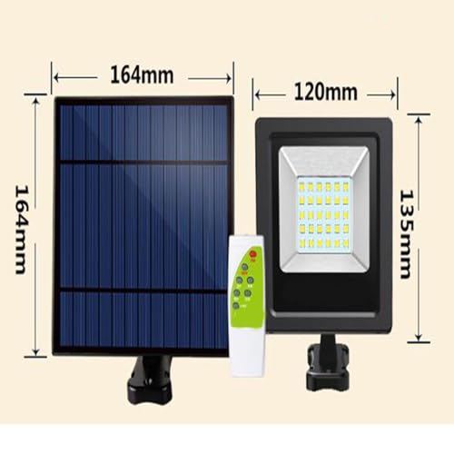 Projecteur LED Solaire d'extérieur 500 LM Étanche IP65 avec Télécommande - 4