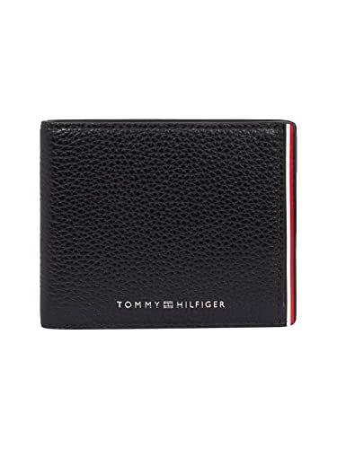 Tommy Hilfiger Herren Portemonnaie TH Corporate Mini Cc Wallet Klein, Schwarz (Black), Einheitsgröße