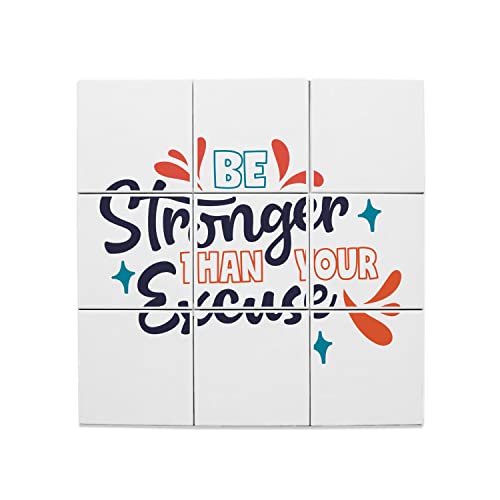 Carreaux céramique décos 20x20 cm motivation Be Stronger