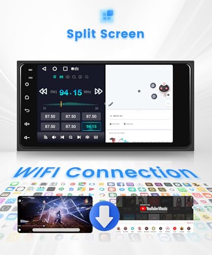 Radio para auto con pantalla 7 pulgadas Android 13 Upriding miniatura 6