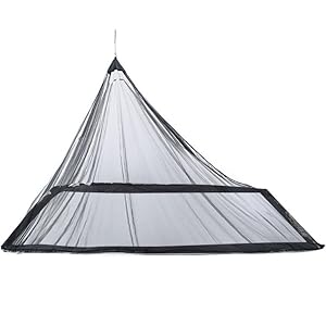 Camping Net with Carry Bag, Mosquito Net Bed Compact and Ultra-Light for Travel, Sleeping Bags, Tent Camping Canopy, Tent Pegs Attached, Without Sleeping Mat