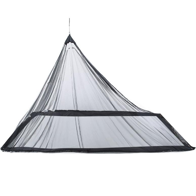 Camping Net with Carry Bag, Mosquito Net Bed Compact and Ultra-Light for Travel, Sleeping Bags, Tent Camping Canopy, Tent Pegs Attached, Without Sleeping Mat