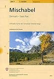  Mischabel (2013): Zermatt - Saas Fee. Offizielle Wanderkarte der SAW: 284/T
