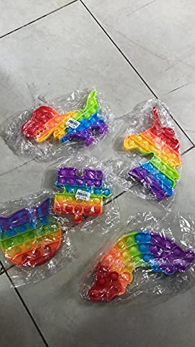 Pop It Fidget Toy Brinquedo Anti Stress Sensorial KIT COM 6und Variados