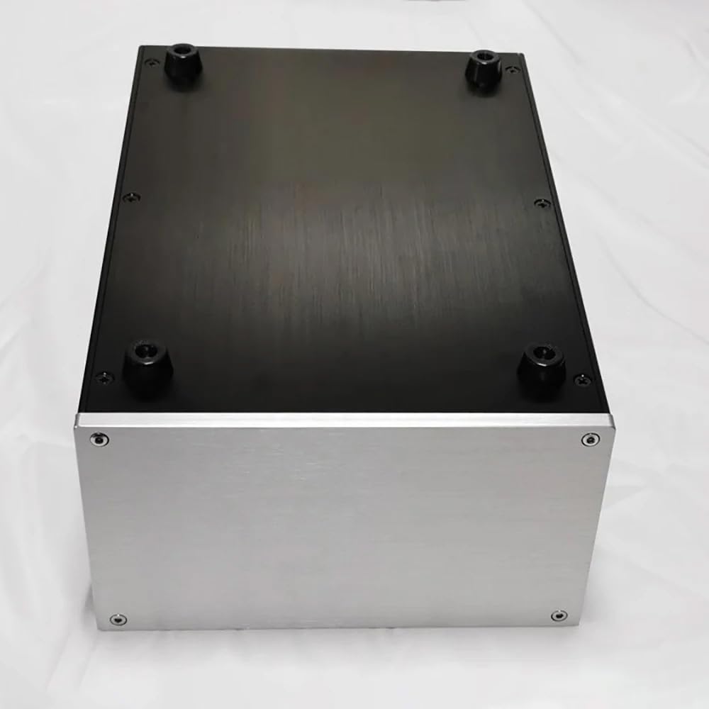 Toplionace 210x120x210mm Pełna Aluminiowa Obudowa do Wzmacniacza Lampowego/Lampowego, Przedwzmacniacza/Końcówki Mocy/Wzmacniacza Zintegrowanego, Dookólna