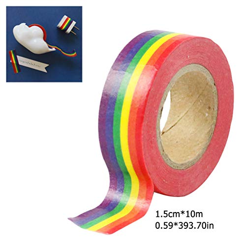 Gutyan Nastro Largo Arcobaleno Nastro New Washi