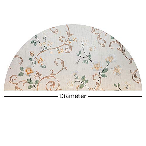 Vinilo decorativo ventana arco floral 64 x 33 pulgadas miniatura 2