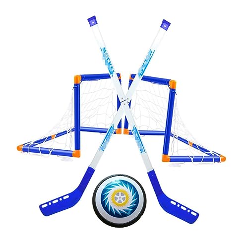 SUPVOX 電動 式アイスホッケーゲーム 空気循環モーター搭載 インタ ブスポーツトイ 色 滑らかな面対応 の反応力 用