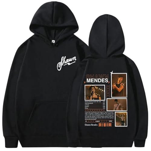 Photo de NXKAFAH Couverture d'album de Shawn Mendes Sweat à Capuche pour Homme Hip Hop Rock Sweat à Capuche Y2K Retro à Manches Longues